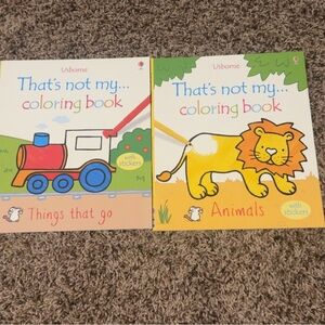 Coloring Book Set - Train and Lion Theme